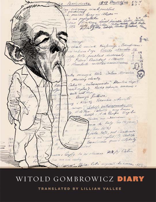 Cover of Witold Gombrowicz Diary, published by Yale Books